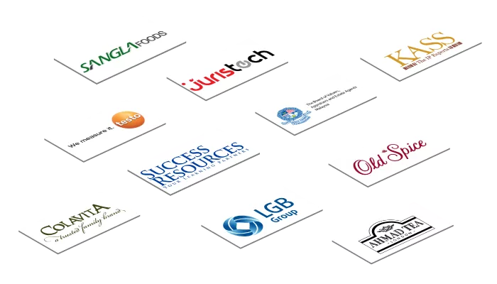 Logos of selected CloudRock clients across FMCG, F&B and B2B industries